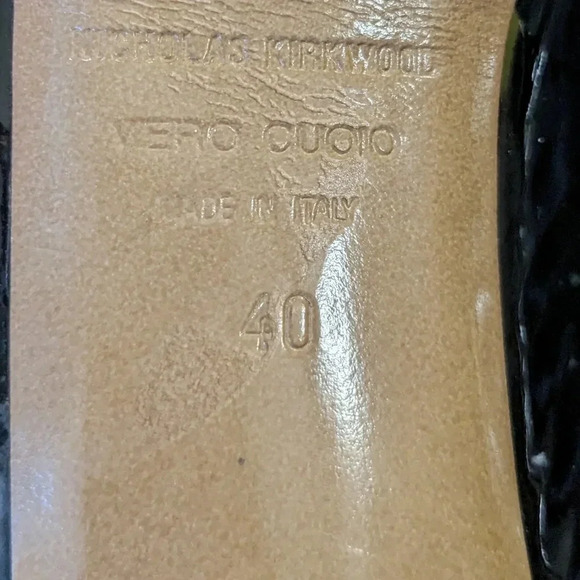 Nicholas Kirkwood Peep Toe Slingback Heel - Picture 12 of 12